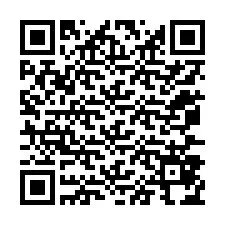 QR Code สำหรับหมายเลขโทรศัพท์ +12077874624