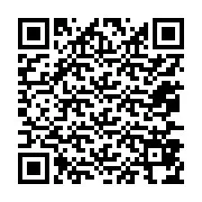 QR Code สำหรับหมายเลขโทรศัพท์ +12077874627