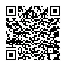 Kode QR untuk nomor Telepon +12078034668