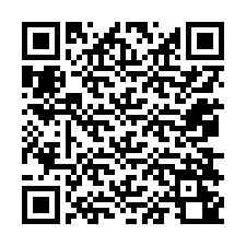 Codice QR per il numero di telefono +12078240697