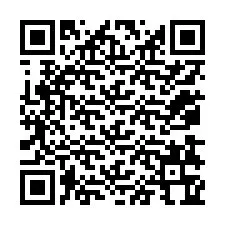 Código QR para número de teléfono +12078364509