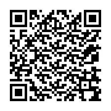 QR Code สำหรับหมายเลขโทรศัพท์ +12078394001