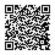 Codice QR per il numero di telefono +12078428666