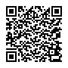 QR-код для номера телефона +12078433090