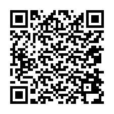 QR-Code für Telefonnummer +12078434312