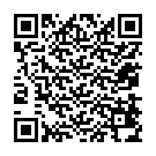 QR-код для номера телефона +12078434407