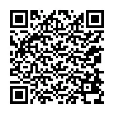 Codice QR per il numero di telefono +12078438124