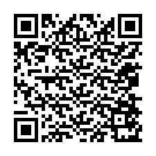 Código QR para número de teléfono +12078571366