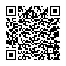 Código QR para número de teléfono +12078575438