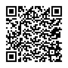 QR kód a telefonszámhoz +12078575447