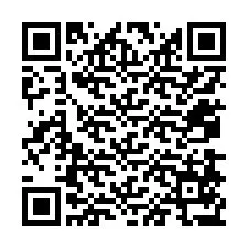 QR-Code für Telefonnummer +12078577443