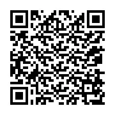 Codice QR per il numero di telefono +12078577448