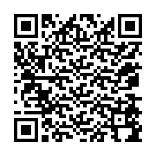 Código QR para número de teléfono +12078594888