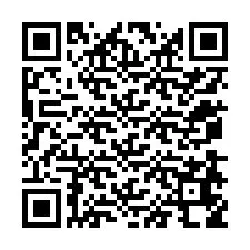 QR-код для номера телефона +12078658114