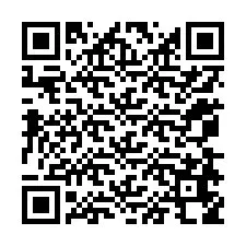 Código QR para número de teléfono +12078658120