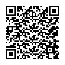 QR Code สำหรับหมายเลขโทรศัพท์ +12078658129