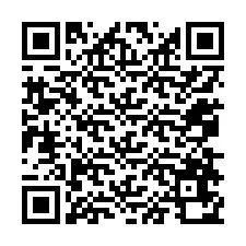 Código QR para número de teléfono +12078670763