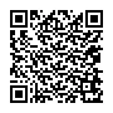 QR Code สำหรับหมายเลขโทรศัพท์ +12078671062