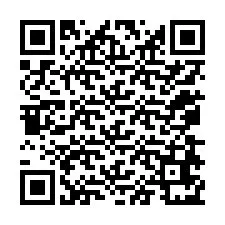 QR Code สำหรับหมายเลขโทรศัพท์ +12078671068