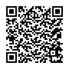 QR Code สำหรับหมายเลขโทรศัพท์ +12078671961