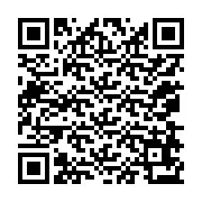 Código QR para número de teléfono +12078673438