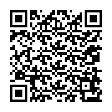 Codice QR per il numero di telefono +12078673442