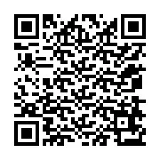 QR-код для номера телефона +12078673444