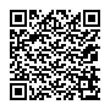 QR Code สำหรับหมายเลขโทรศัพท์ +12078673445