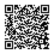 Codice QR per il numero di telefono +12078674066