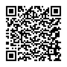 QR-koodi puhelinnumerolle +12078674070