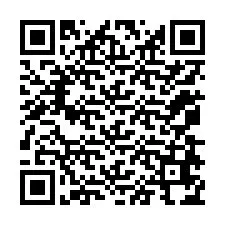 QR Code สำหรับหมายเลขโทรศัพท์ +12078674071