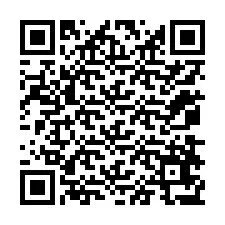 Código QR para número de teléfono +12078677641