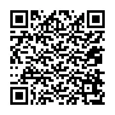 QR-код для номера телефона +12078677643