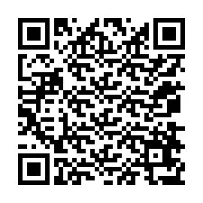 QR Code สำหรับหมายเลขโทรศัพท์ +12078677644