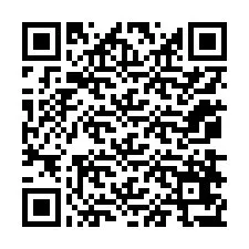 QR Code สำหรับหมายเลขโทรศัพท์ +12078677645