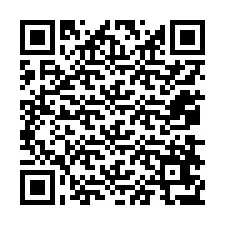 QR-koodi puhelinnumerolle +12078677647