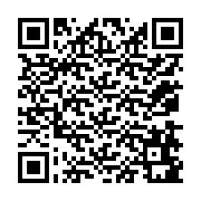 Codice QR per il numero di telefono +12078681509