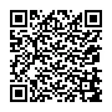 Codice QR per il numero di telefono +12078687004