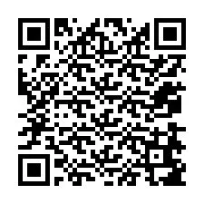 QR-koodi puhelinnumerolle +12078687007