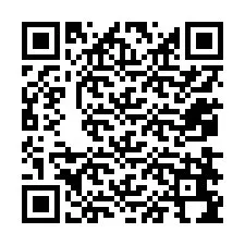 Código QR para número de teléfono +12078694207