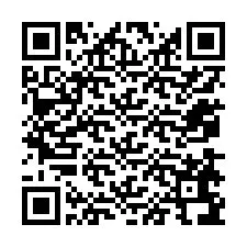 Código QR para número de teléfono +12078696907