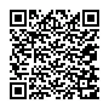 QR-code voor telefoonnummer +12078701133