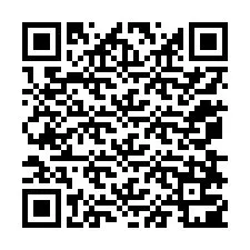 Codice QR per il numero di telefono +12078701234