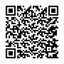 Codice QR per il numero di telefono +12078701236