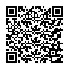 Código QR para número de telefone +12078702470