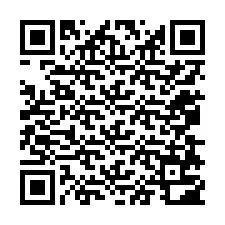 QR Code สำหรับหมายเลขโทรศัพท์ +12078702476