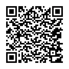 Código QR para número de telefone +12078702477