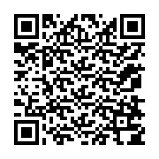 Codice QR per il numero di telefono +12078704241