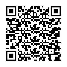 QR-code voor telefoonnummer +12078704249