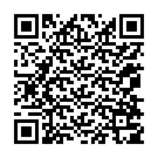 Codice QR per il numero di telefono +12078705670